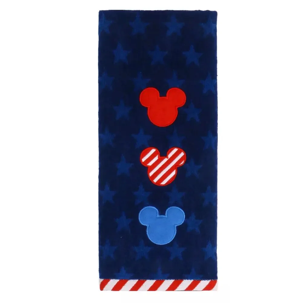 Disney Celebrate Together Mickey Mouse Americana Hand Towel USA patriotic Cotton